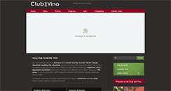 Desktop Screenshot of clubdelvino.cz